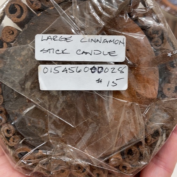 Bundle of 3 large cinnamon stick candles - Picture 7 of 7